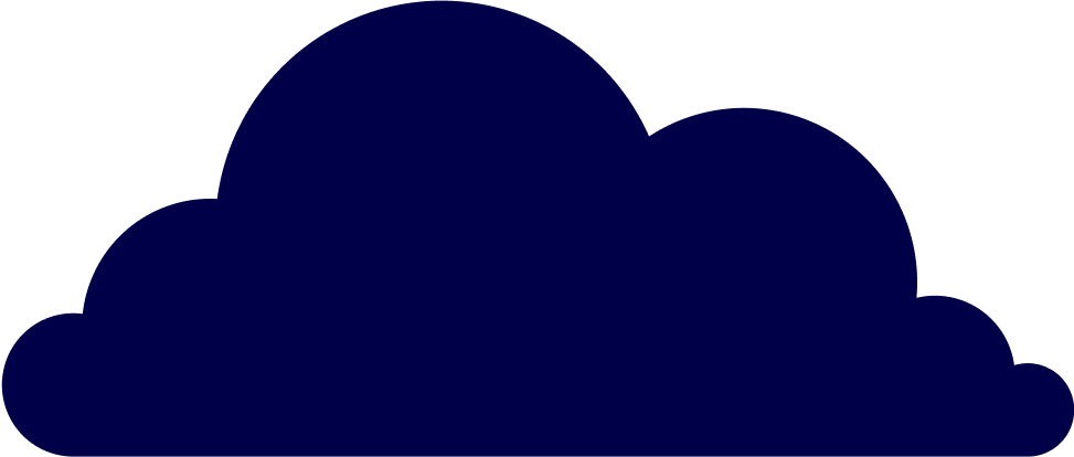 dark blue cloud moving up the page