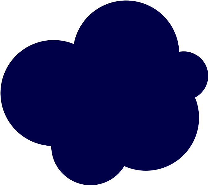 dark blue cloud moving up the page