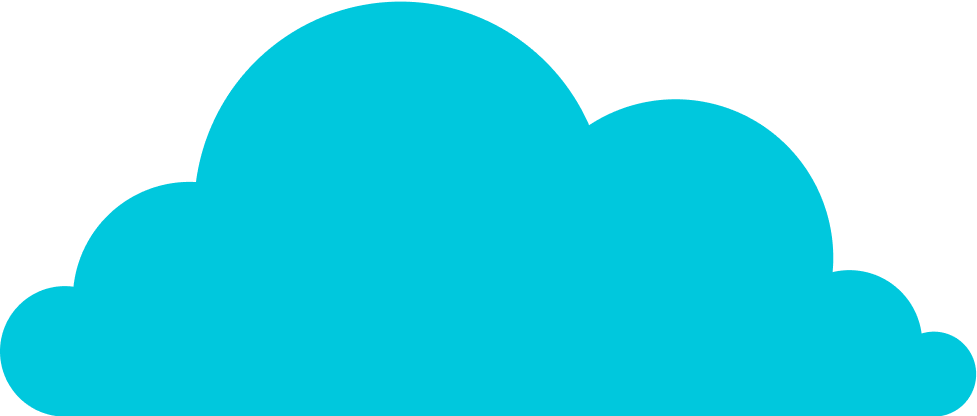 blue cloud moving up the page