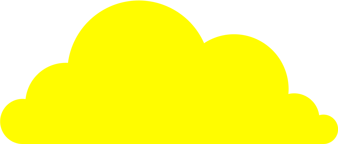 yellow cloud moving up the page