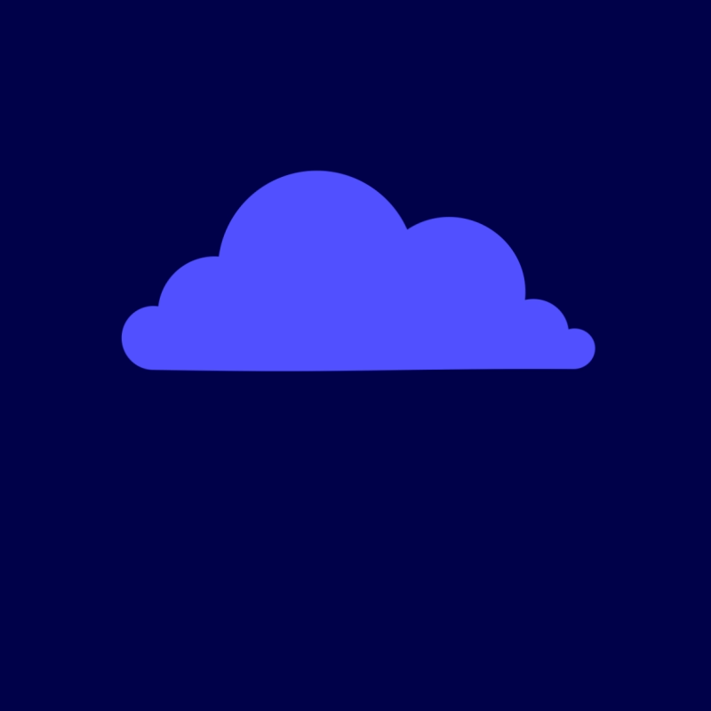 purple cloud moving up the page